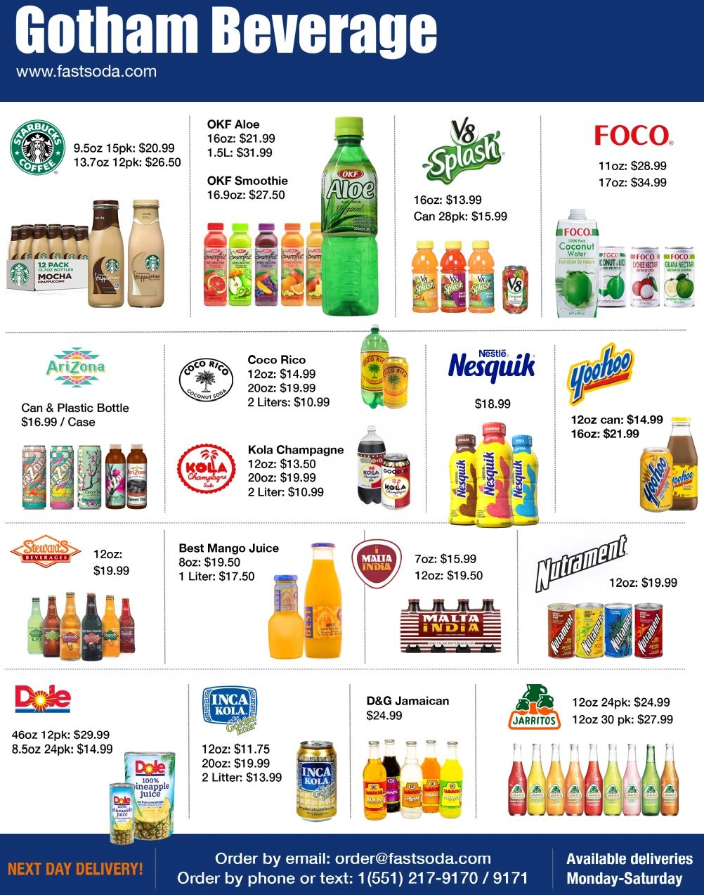 FastSoda Beverage, Soda, Distributor